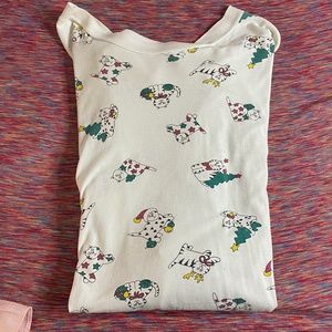 VINTAGE CAT CHRISTMAS SWEATER SIZE L